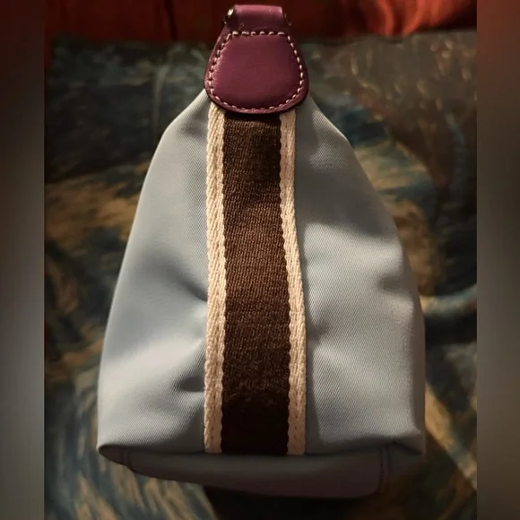 Coach Y2K Hampton Top Handle Nylon Mini Handbag (Baby Blue/Purple) - EUC - Picture 8 of 11